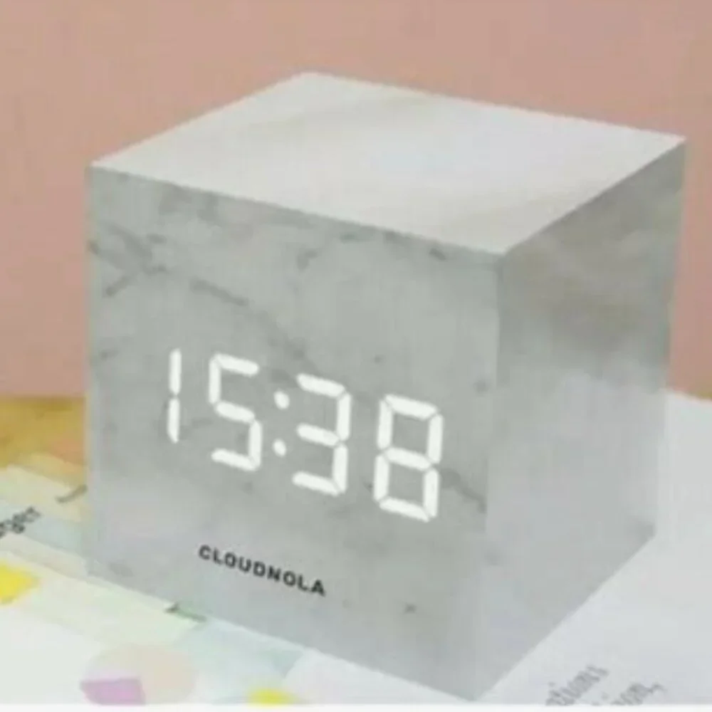 Cloudnola Block Clock - Picture 2 of 2